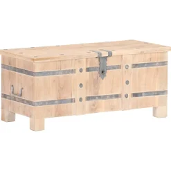 vidaXL Opbergkist 90x40x40 cm massief acaciahout