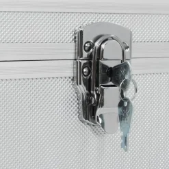 vidaXL Opbergkoffers 3 st aluminium zilverkleurig