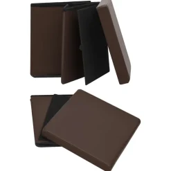 vidaXL Opbergkruk inklapbaar PVC bruin