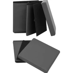 vidaXL Opbergkruk inklapbaar PVC grijs