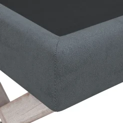 vidaXL Opbergkruk 45x45x49 cm fluweel donkergrijs