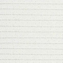 vidaXL Opbergmand Ø 49x65 cm katoen grijs en wit