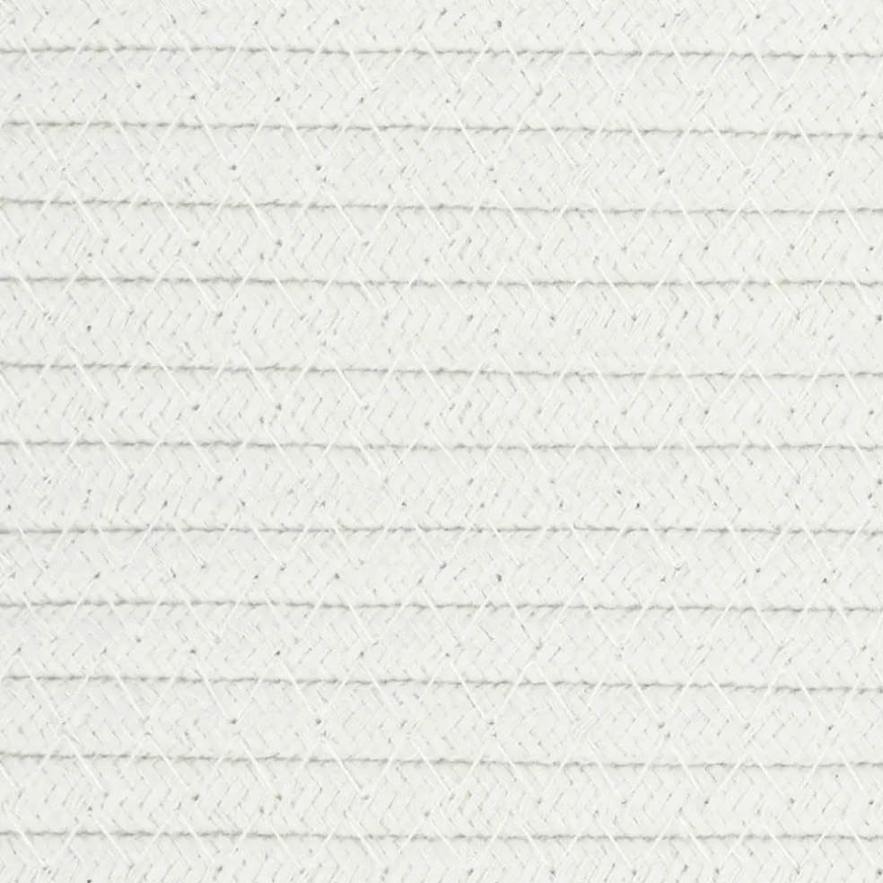 vidaXL Opbergmand Ø 38x36 cm katoen wit
