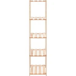 vidaXL Opbergrekken 5-laags 2 st 80x38x170 cm grenenhout 250 kg
