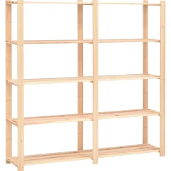 vidaXL Opbergrek 5-laags 170x38x170 cm massief grenenhout 500 kg