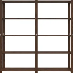 vidaXL Opbergrek 5-laags 170x38x170 cm massief grenenhout bruin