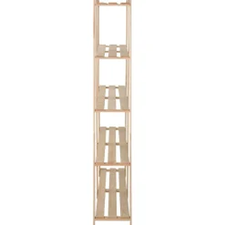 vidaXL Opbergrek 5-laags 170x28,5x170 cm massief grenenhout