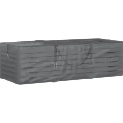 vidaXL Opbergtas voor tuinkussens 135x40x55 cm polyetheen zwart