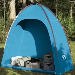 vidaXL Opbergtent waterdicht blauw