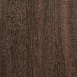 vidaXL Opbergtrolley smal 3-laags bewerkt hout bruin eikenkleurig