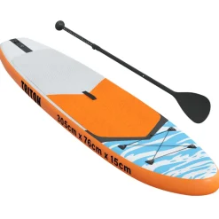 vidaXL Opblaasbaar Stand Up Paddle Board TRITON 305 x 76 x 15 cm Blauw
