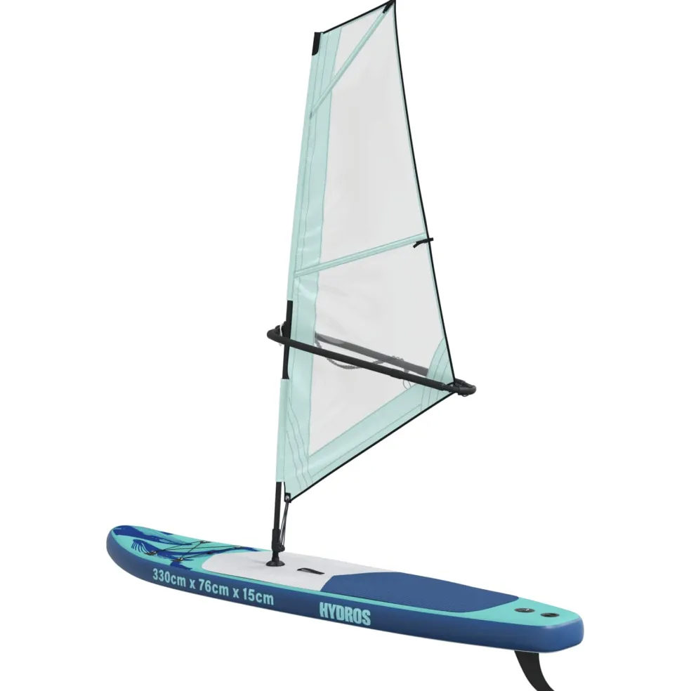 vidaXL Opblaasbaar SUP Board met Zeil HYDROS 330 x 76 x 15 cm