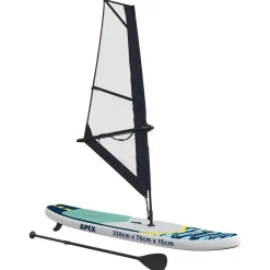 vidaXL Opblaasbaar SUP Board met Zeil APEX 330 x 76 x 15 cm Blauw