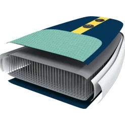 vidaXL Opblaasbaar SUP Board met Zeil APEX 330 x 76 x 15 cm Blauw