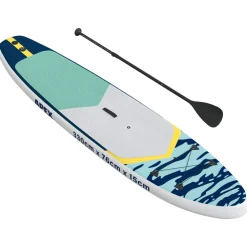 vidaXL Opblaasbaar SUP Board met Zeil APEX 330 x 76 x 15 cm Blauw