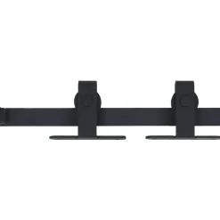 vidaXL Ophangset voor minischuifdeur 183 cm koolstofstaal