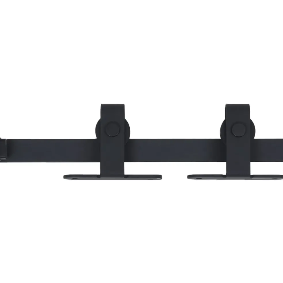 vidaXL Ophangset voor minischuifdeur 183 cm koolstofstaal