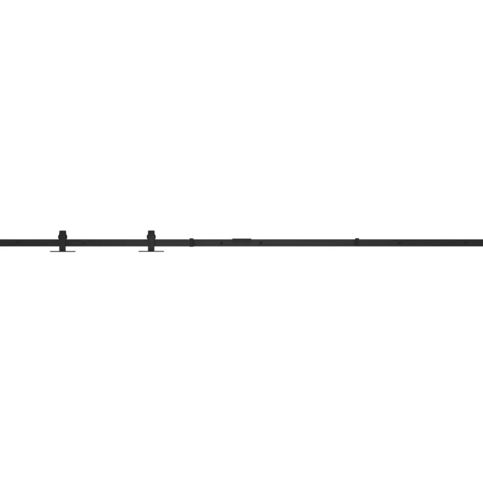 vidaXL Ophangset voor minischuifdeur 183 cm koolstofstaal