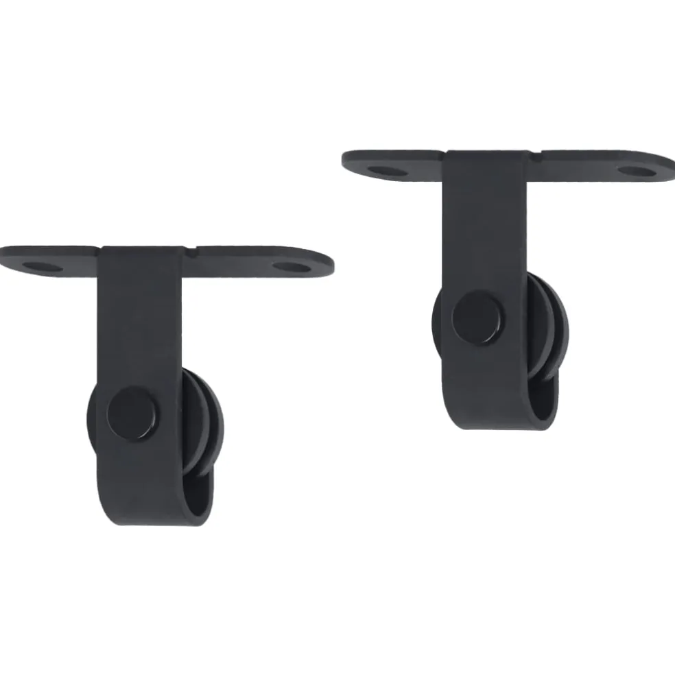 vidaXL Ophangset voor minischuifdeur 183 cm koolstofstaal