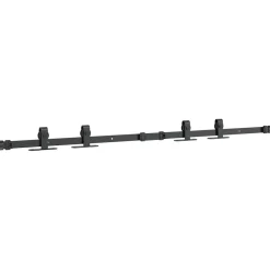vidaXL Ophangset voor schuifdeur 122 cm koolstofstaal