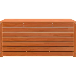 vidaXL Opslagdoos Bewerkt hout 101 x 50,5 x 46,5 cm Wasbruin