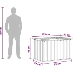vidaXL Opslagdozen Perfect voor kussens, dekens en gereedschap Groen