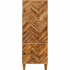 vidaXL Opslagkasten Bruin 40 x 33,5 x 110 cm Massief Mango Hout
