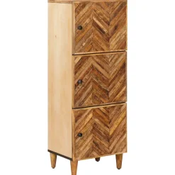 vidaXL Opslagkasten Bruin 40 x 33,5 x 110 cm Massief Mango Hout