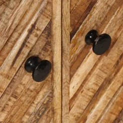 vidaXL Opslagkasten Bruin 60 x 33,5 x 75 cm Massief Mango Hout