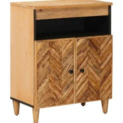 vidaXL Opslagkasten Bruin 60 x 33,5 x 75 cm Massief Mango Hout