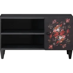 vidaXL Opslagkasten Meerkleurig 80 x 31,5 x 46 cm Massief Mango Hout