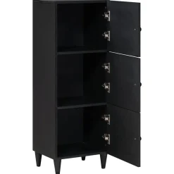 vidaXL Opslagkasten Multikleur 40 x 33,5 x 110 cm Massief Mango Hout