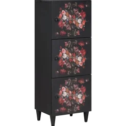 vidaXL Opslagkasten Multikleur 40 x 33,5 x 110 cm Massief Mango Hout