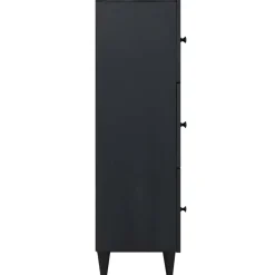 vidaXL Opslagkasten Multikleur 40 x 33,5 x 110 cm Massief Mango Hout