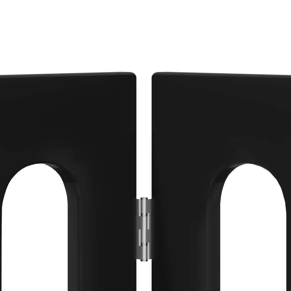 vidaXL Opvouwbaar huisdierhek 2 st Zwart eiken 100,5 x 38 x 70 cm