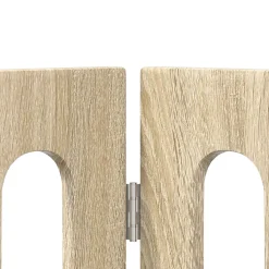 vidaXL Opvouwbaar huisdierhek 2 st Sonoma Eiken 100,5 x 38 x 70 cm
