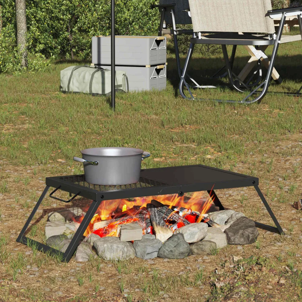vidaXL Opvouwbare Camping Grill 31,5 x 26,5 x 4 cm Legeringen Staal