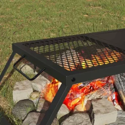 vidaXL Opvouwbare Camping Grill 31,5 x 26,5 x 4 cm Legeringen Staal