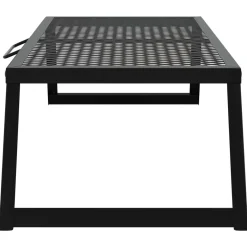 vidaXL Opvouwbare Camping Grill 58 x 31 x 2 cm Legeringen Staal Zwart