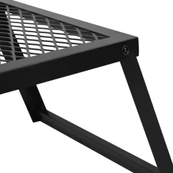 vidaXL Opvouwbare Camping Grill 58 x 31 x 2 cm Legeringen Staal Zwart