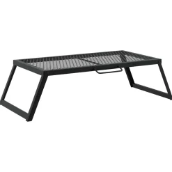 vidaXL Opvouwbare Camping Grill 58 x 31 x 2 cm Legeringen Staal Zwart