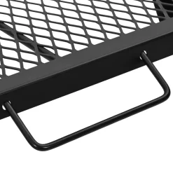 vidaXL Opvouwbare Camping Grill 58 x 31 x 2 cm Legeringen Staal Zwart