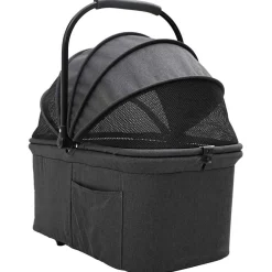vidaXL Opvouwbare Huisdierenwagen Zwart 78 x 54 x 101 cm Polyester