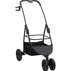 vidaXL Opvouwbare Huisdierenwagen Zwart 78 x 54 x 101 cm Polyester