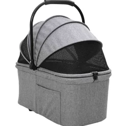 vidaXL Opvouwbare Huisdierenwagen Grijs 78 x 54 x 101 cm Polyester