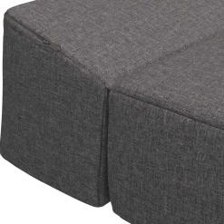 vidaXL Opvouwbare slaapbank Lichtgrijs 70 x 60 x 63 cm Stof