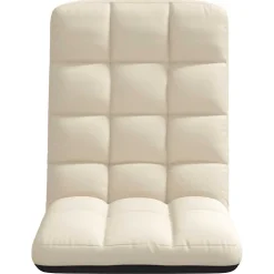 vidaXL Opvouwbare vloerstoel linnen 71x51x62 cm