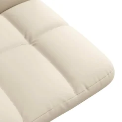 vidaXL Opvouwbare vloerstoel linnen 71x51x62 cm