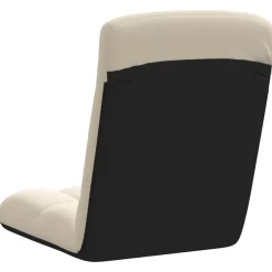 vidaXL Opvouwbare vloerstoel linnen 71x51x62 cm