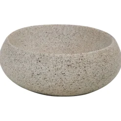 vidaXL Opzetwasbak ovaal 59x40x15 cm keramiek zandkleurig